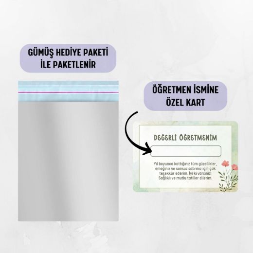 Balinalar 3'lü Planlama Seti / Öğretmen İsmine Özel resmi