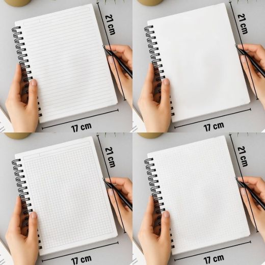 Lila Çiçekli Kalın Kapaklı A5 Defter / Öğretmen İsmine Özel resmi