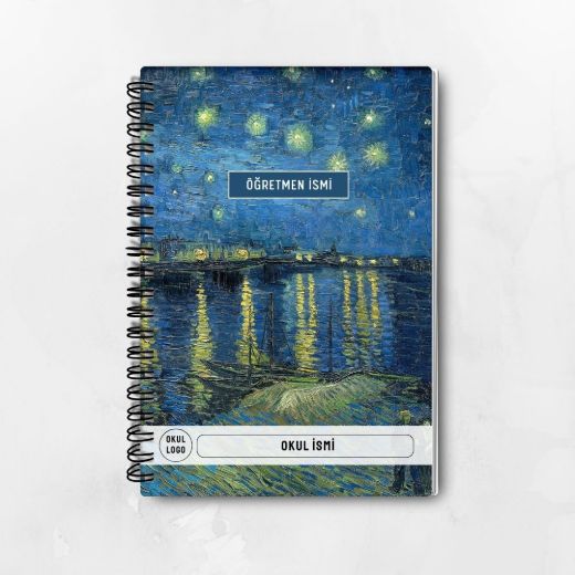 Van Gogh Ren Nehri Günlük Planlayıcı resmi