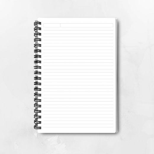 Mantar ve Kuş İnce Kapaklı A5 Defter resmi